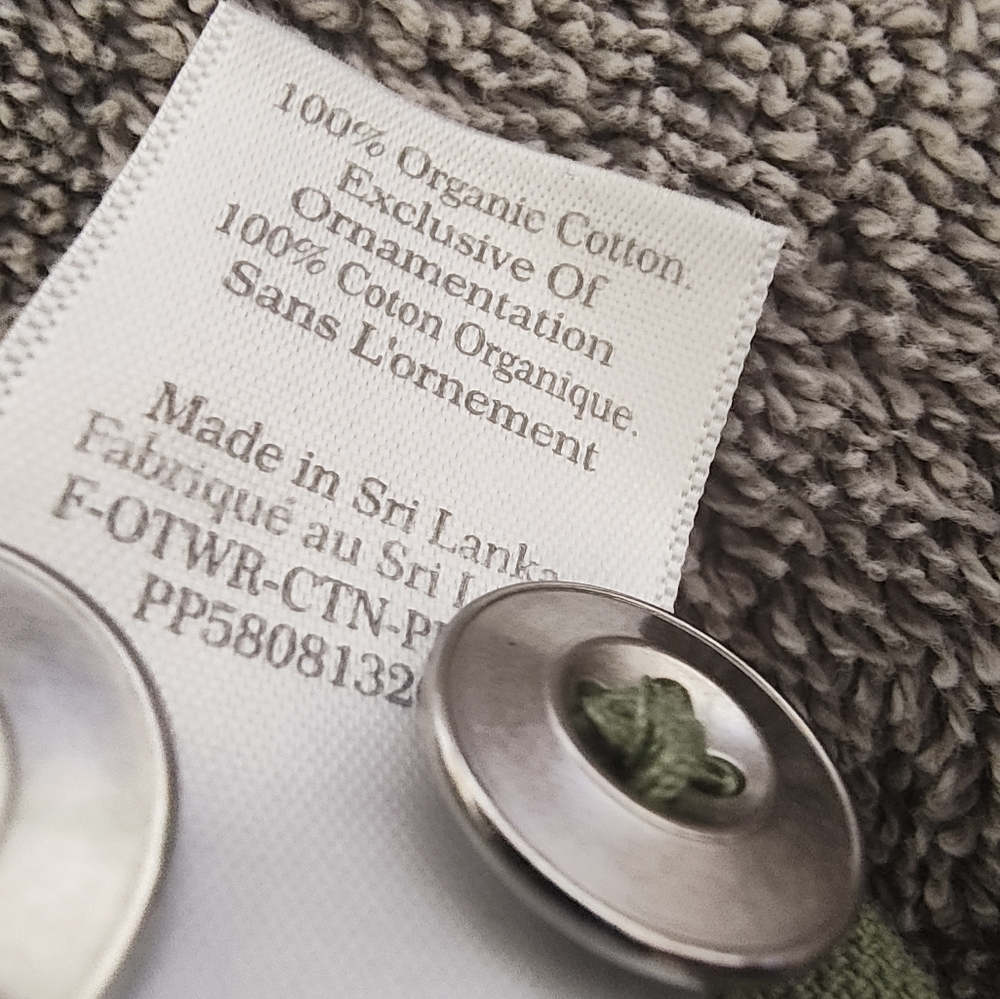 Everlane Unisex The Canvas Organic Cotton Parka Coat Green X-Large Boho - Picture 8 of 13